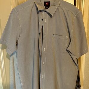 Large Quicksilver button up shirt.